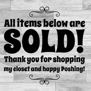 Everything past this point is sold